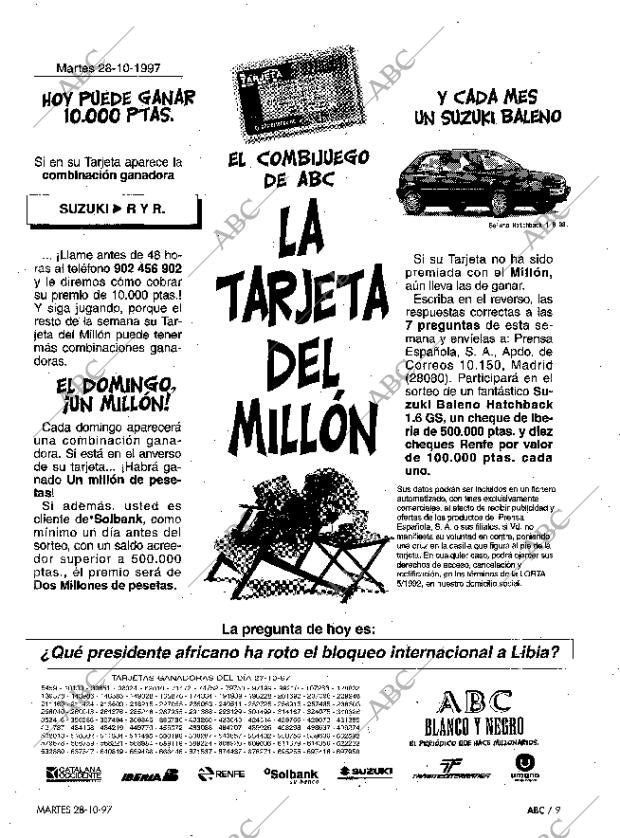 ABC MADRID 28-10-1997 página 9