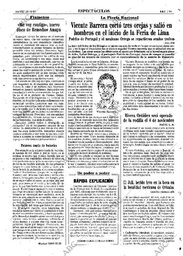 ABC MADRID 28-10-1997 página 99