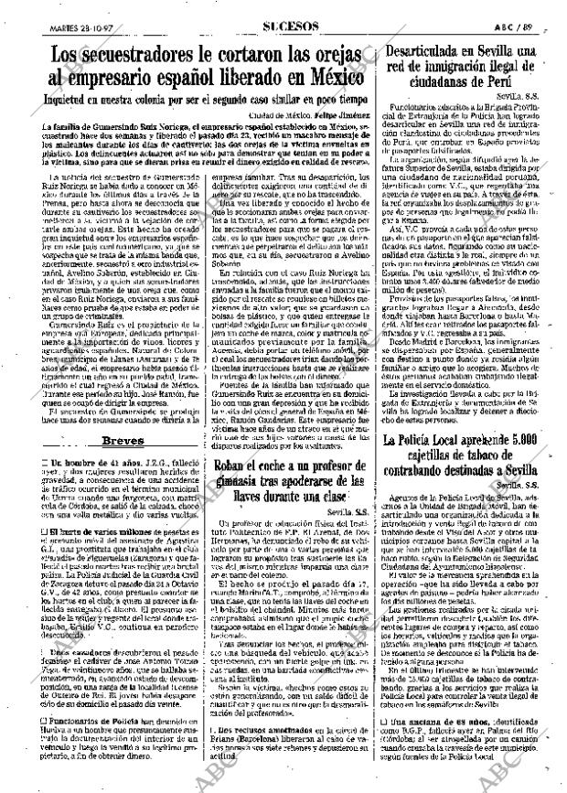 ABC SEVILLA 28-10-1997 página 89