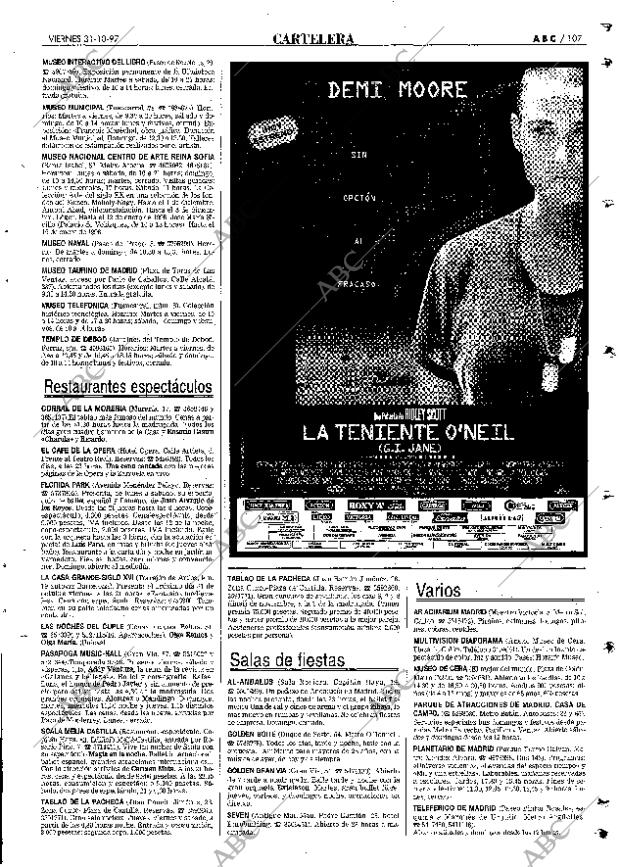 ABC MADRID 31-10-1997 página 107