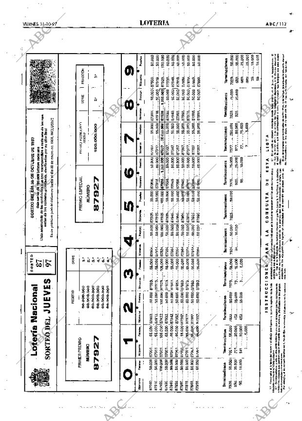 ABC MADRID 31-10-1997 página 113