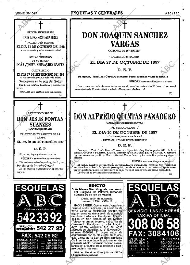 ABC MADRID 31-10-1997 página 115