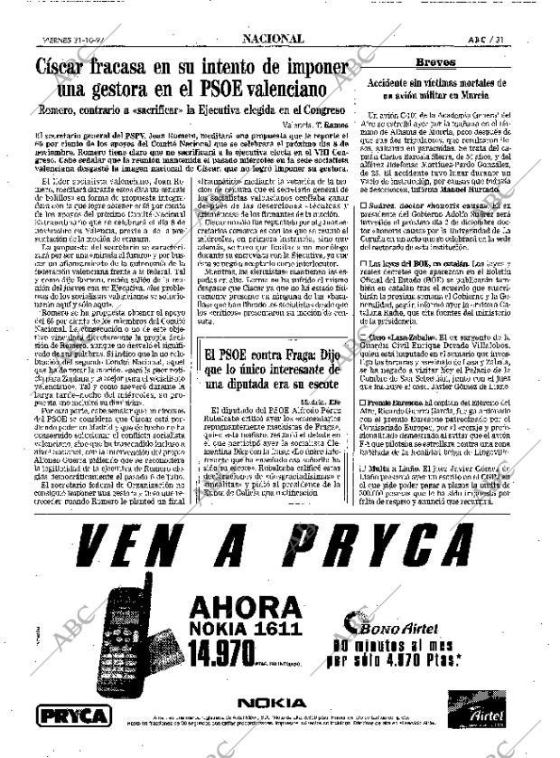 ABC MADRID 31-10-1997 página 31