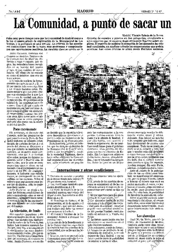 ABC MADRID 31-10-1997 página 74