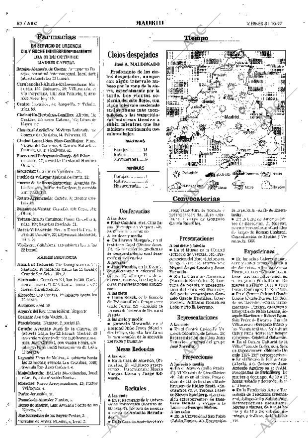 ABC MADRID 31-10-1997 página 80