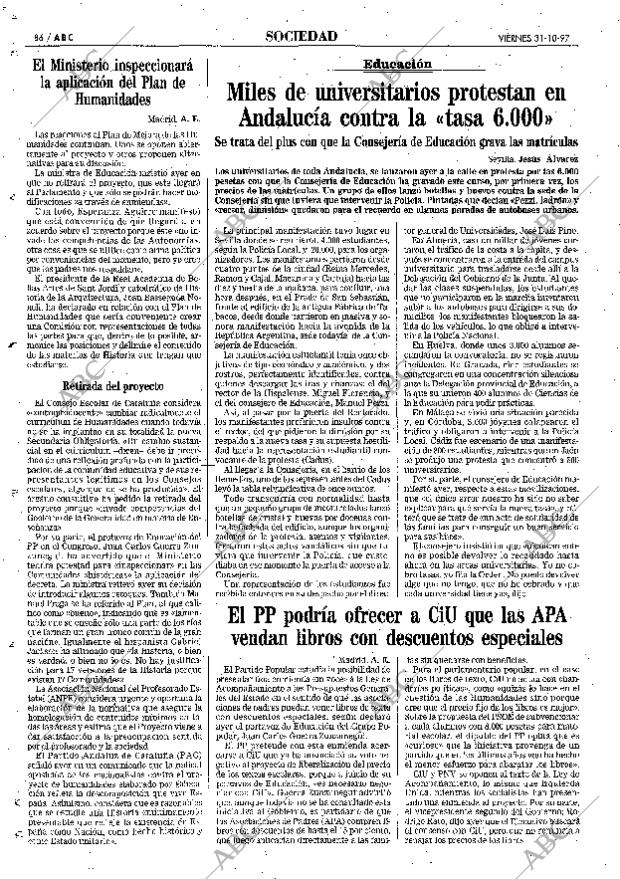 ABC MADRID 31-10-1997 página 86