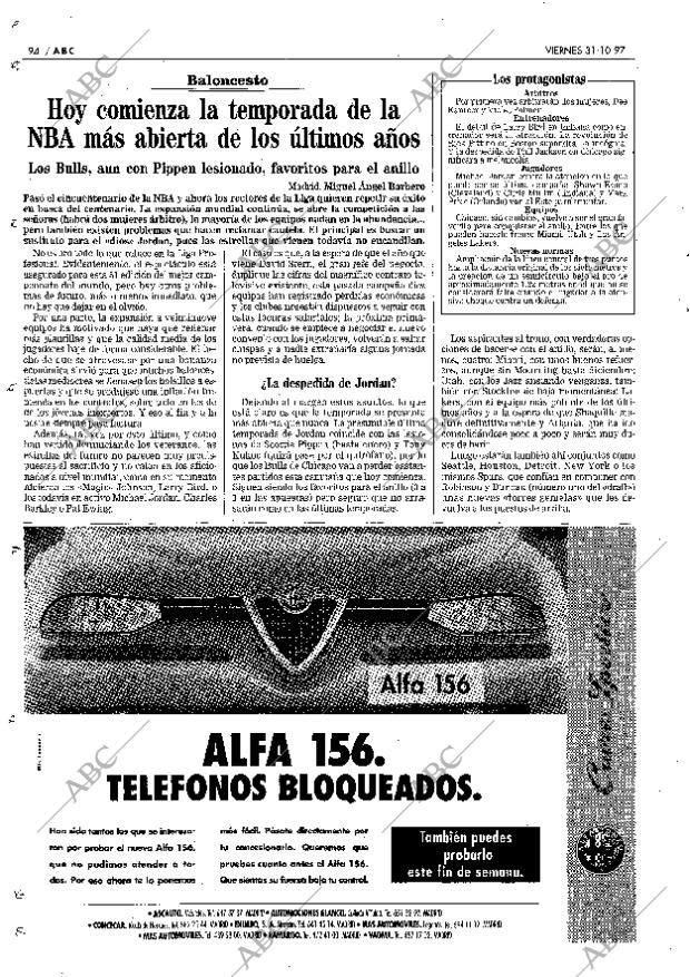 ABC MADRID 31-10-1997 página 94