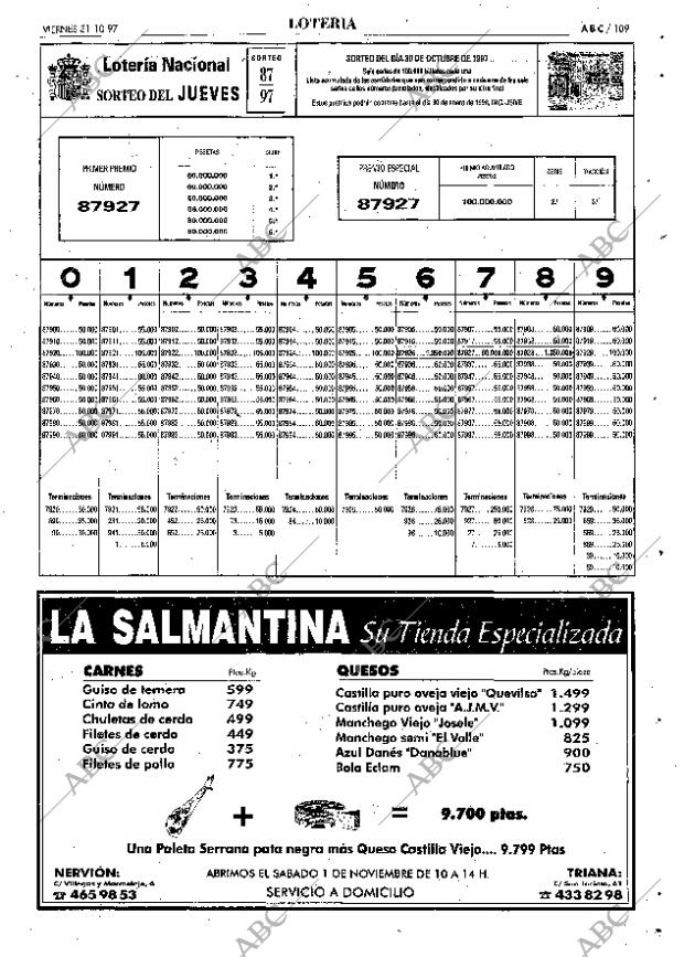 ABC SEVILLA 31-10-1997 página 109