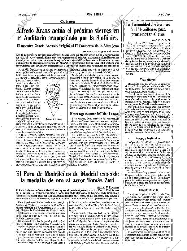 ABC MADRID 04-11-1997 página 67