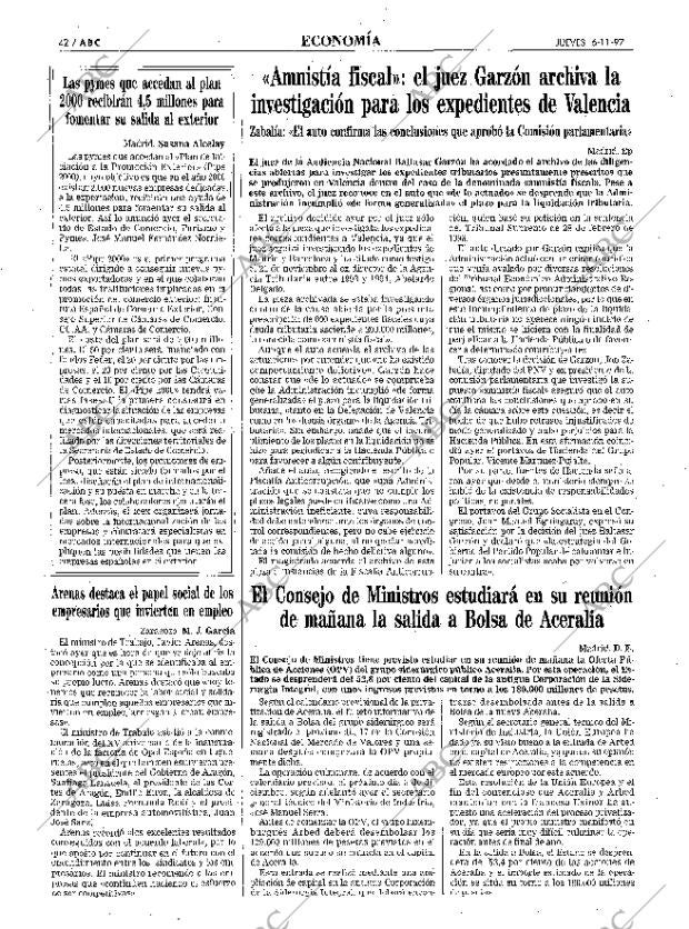 ABC MADRID 06-11-1997 página 42