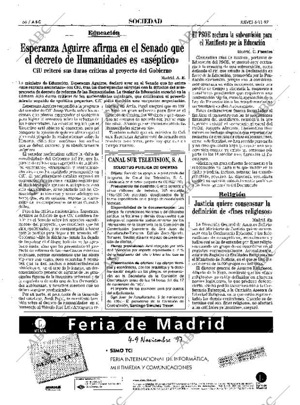 ABC MADRID 06-11-1997 página 56