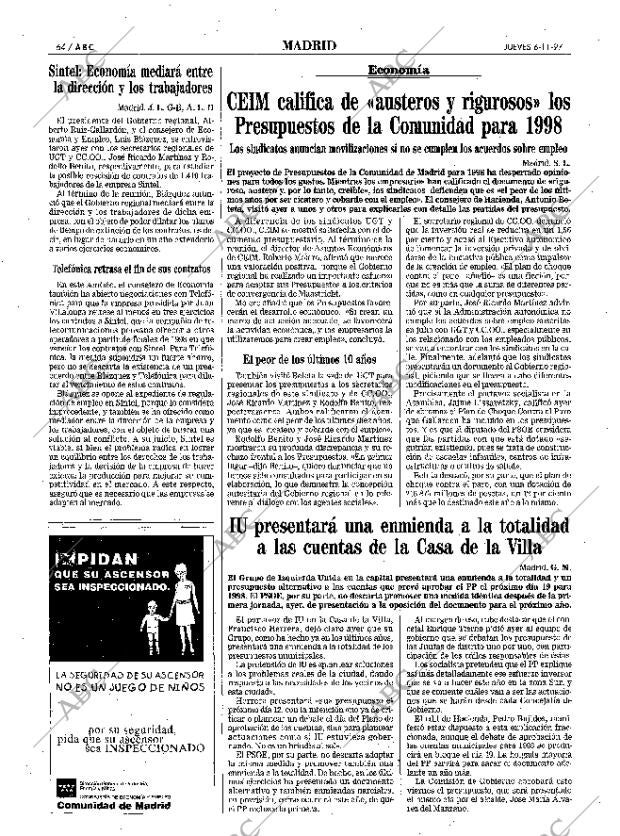 ABC MADRID 06-11-1997 página 64