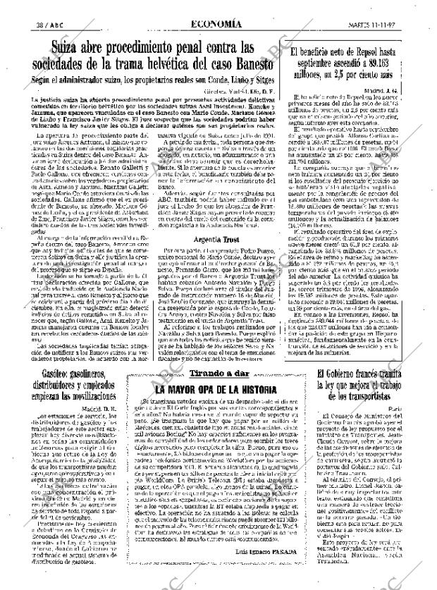 ABC MADRID 11-11-1997 página 38