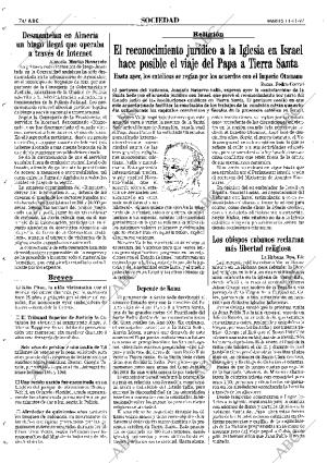 ABC MADRID 11-11-1997 página 74