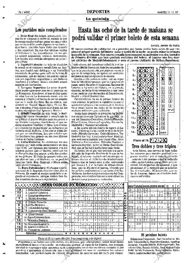 ABC SEVILLA 11-11-1997 página 76