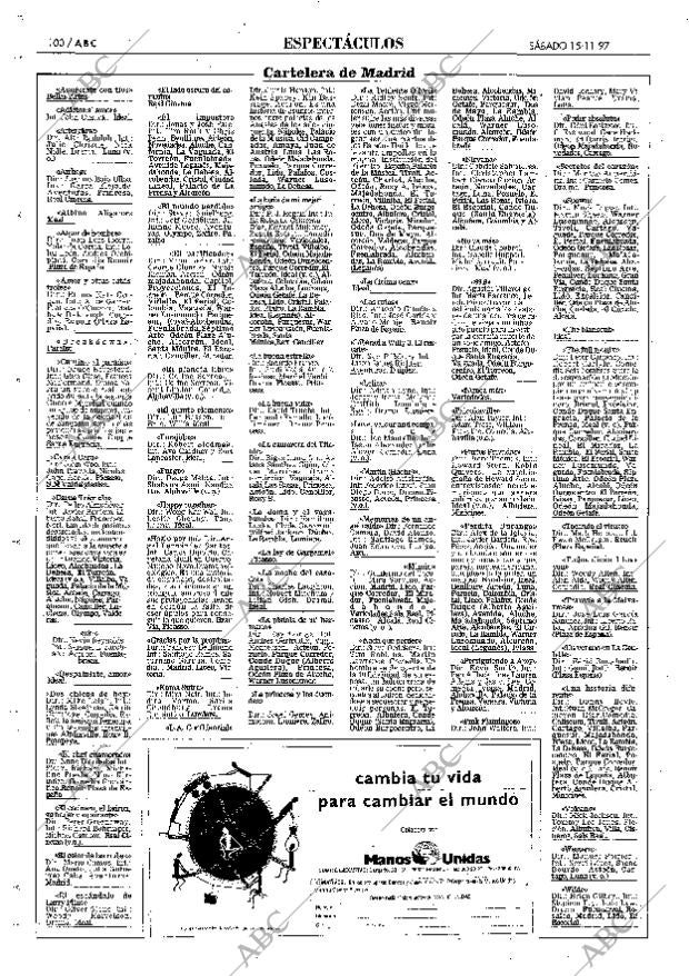 ABC MADRID 15-11-1997 página 100
