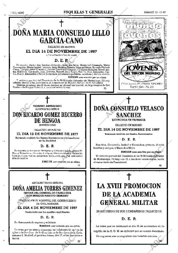ABC MADRID 15-11-1997 página 102