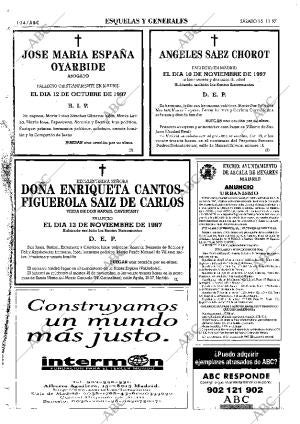 ABC MADRID 15-11-1997 página 104
