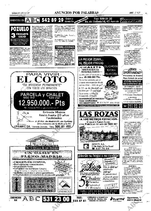 ABC MADRID 15-11-1997 página 107