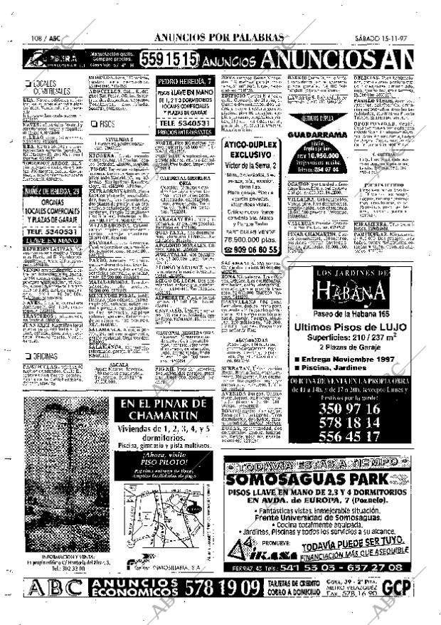 ABC MADRID 15-11-1997 página 108