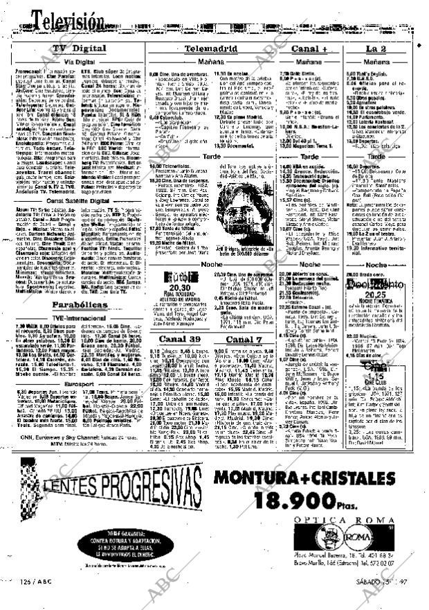 ABC MADRID 15-11-1997 página 126