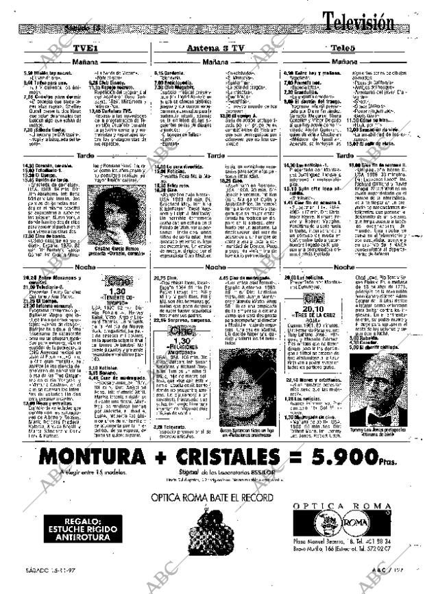ABC MADRID 15-11-1997 página 127