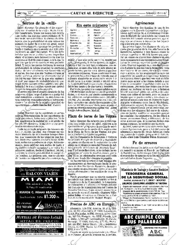 ABC MADRID 15-11-1997 página 16