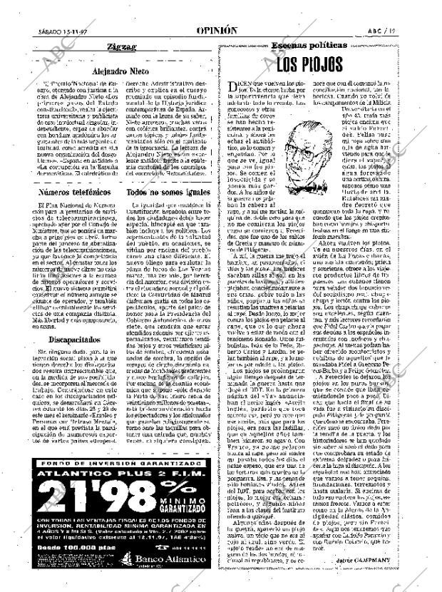 ABC MADRID 15-11-1997 página 19