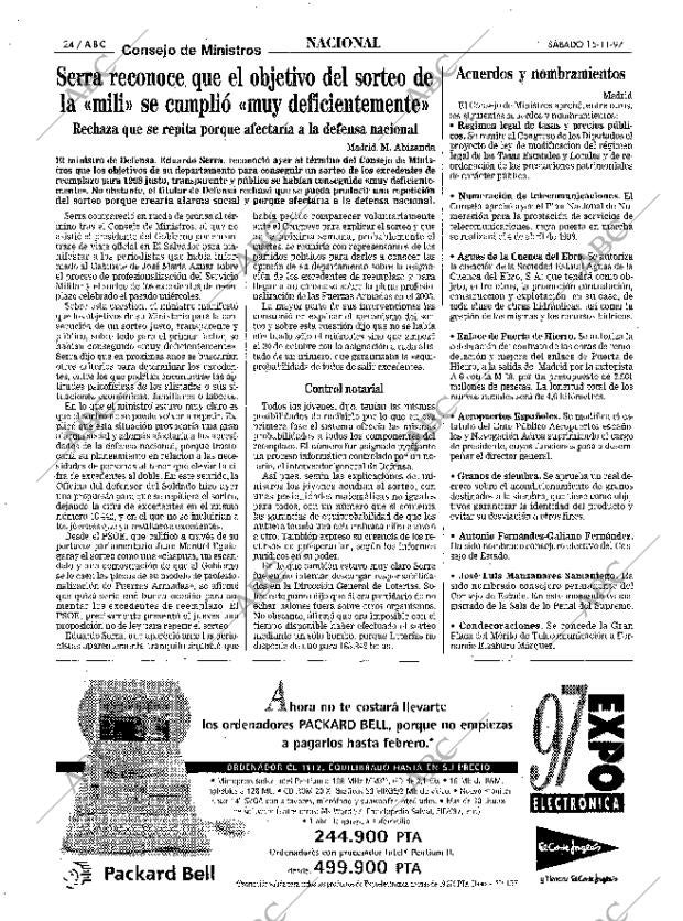 ABC MADRID 15-11-1997 página 24