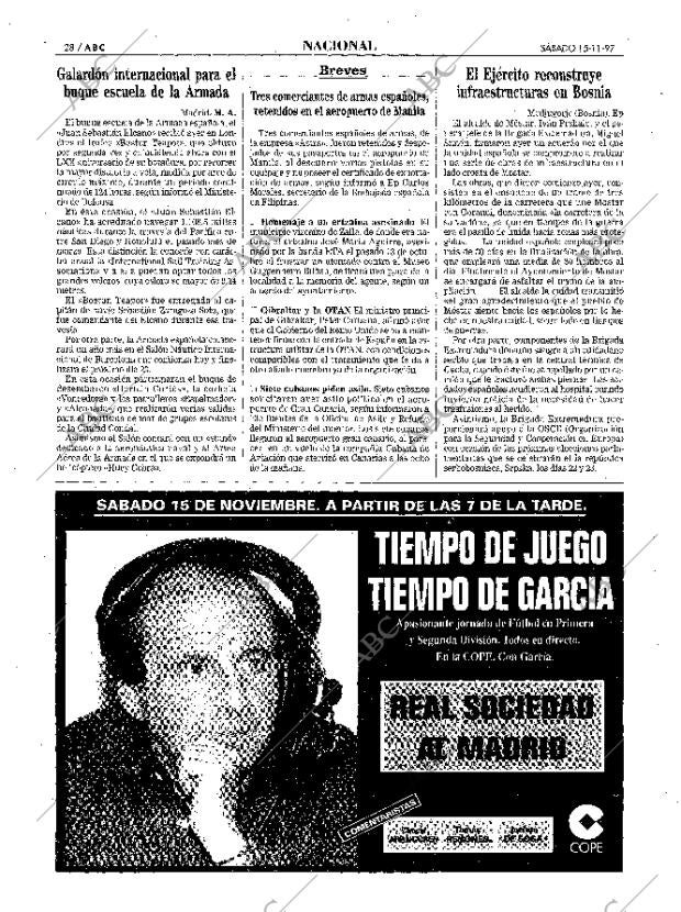 ABC MADRID 15-11-1997 página 28