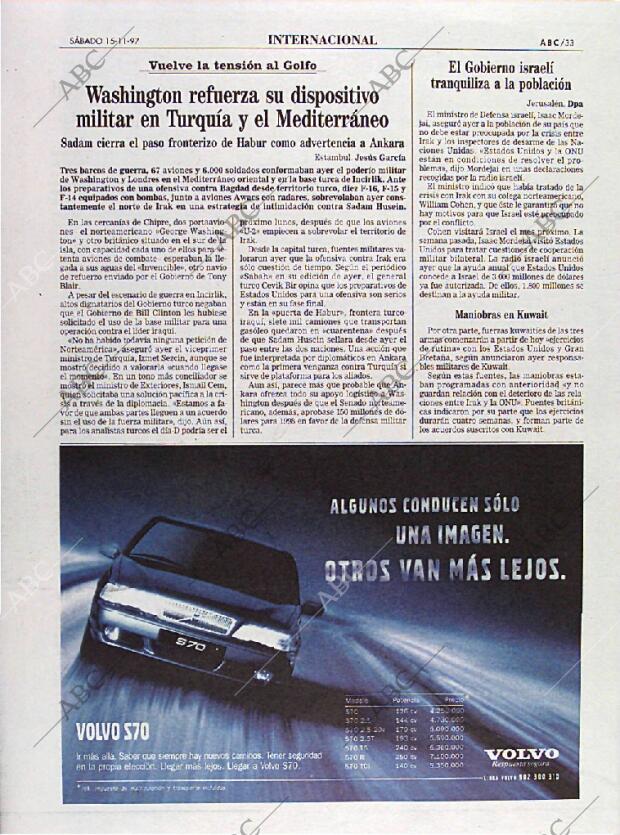 ABC MADRID 15-11-1997 página 33
