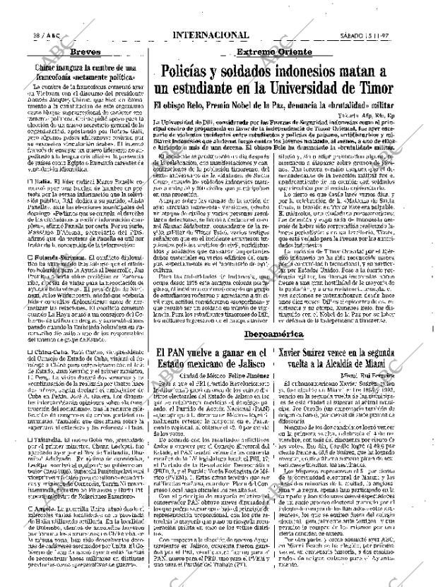ABC MADRID 15-11-1997 página 38
