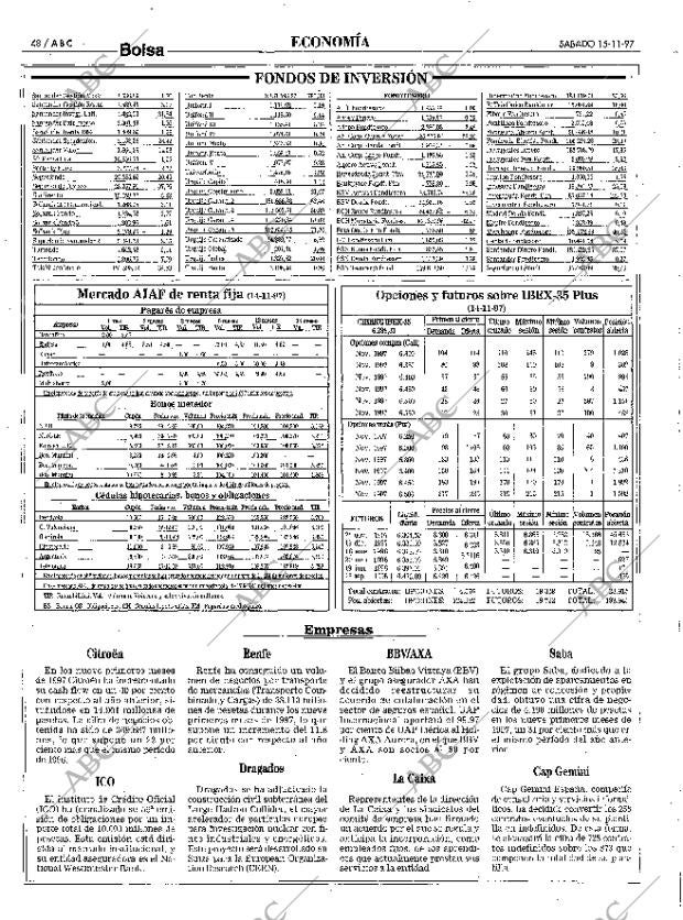 ABC MADRID 15-11-1997 página 48