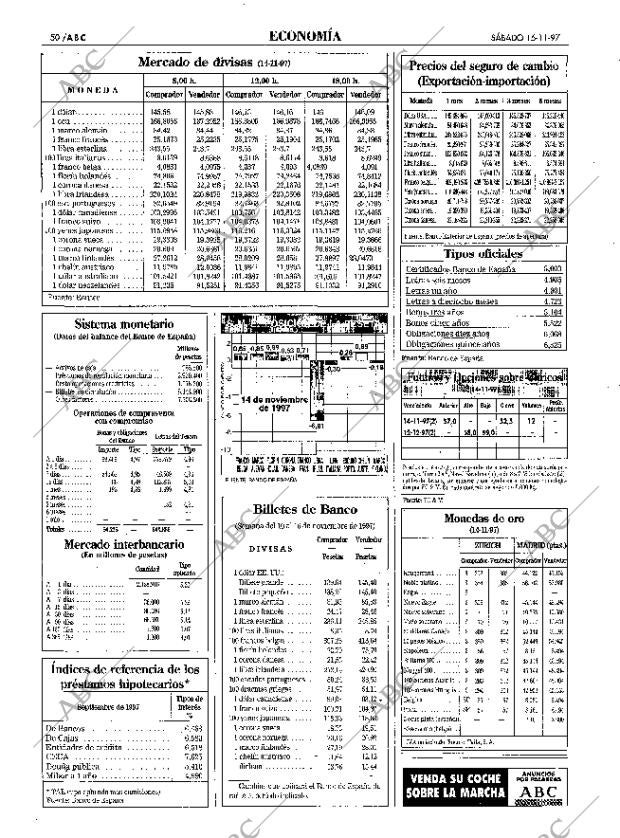 ABC MADRID 15-11-1997 página 50