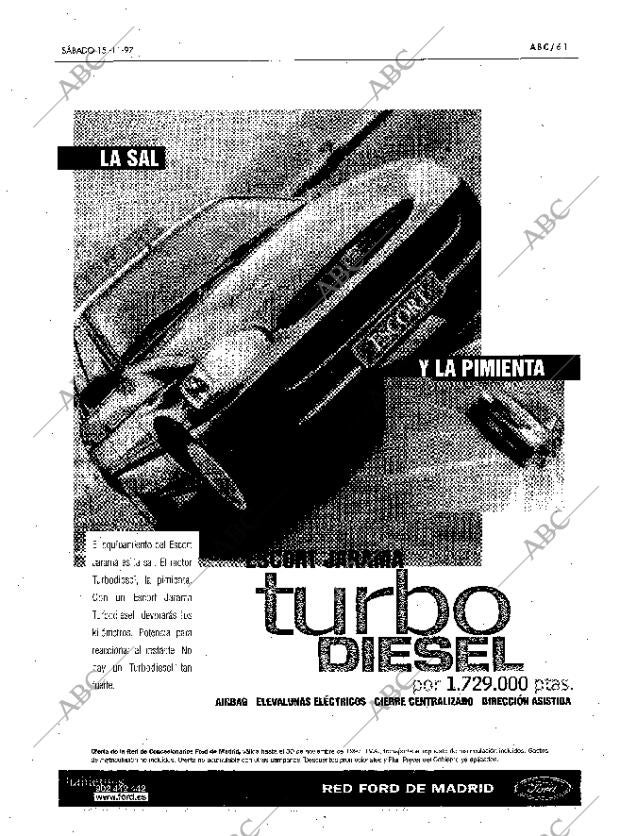 ABC MADRID 15-11-1997 página 61