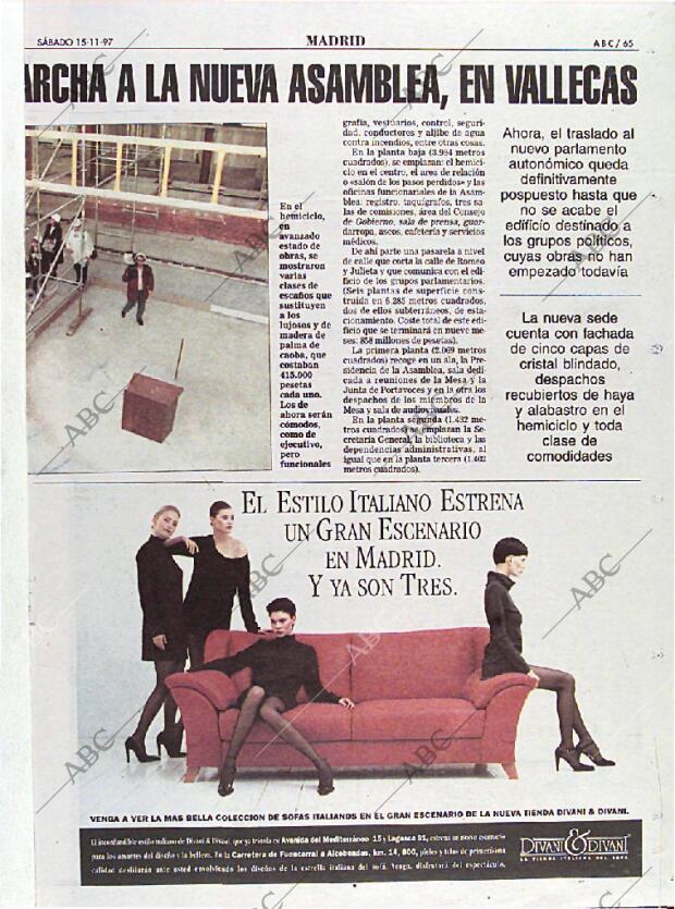 ABC MADRID 15-11-1997 página 65