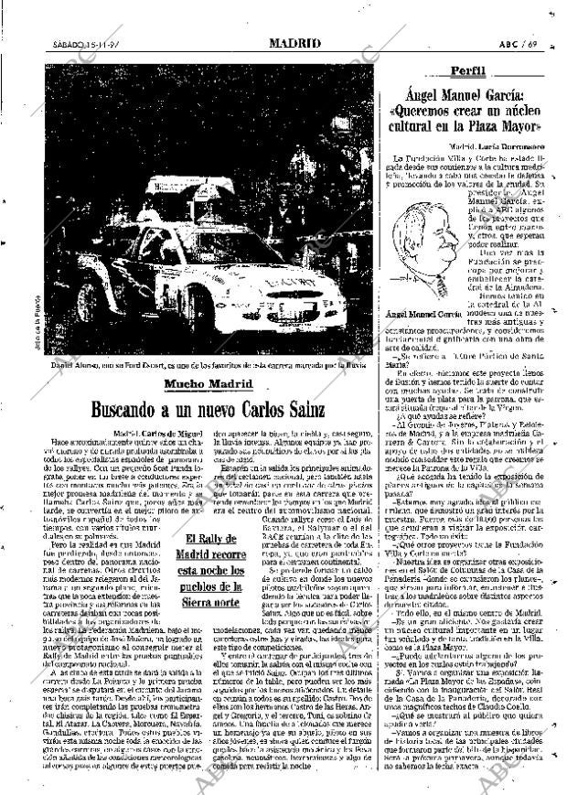 ABC MADRID 15-11-1997 página 69