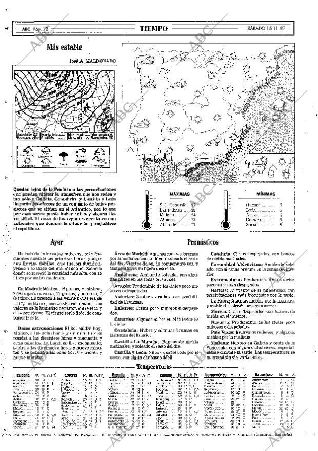ABC MADRID 15-11-1997 página 72