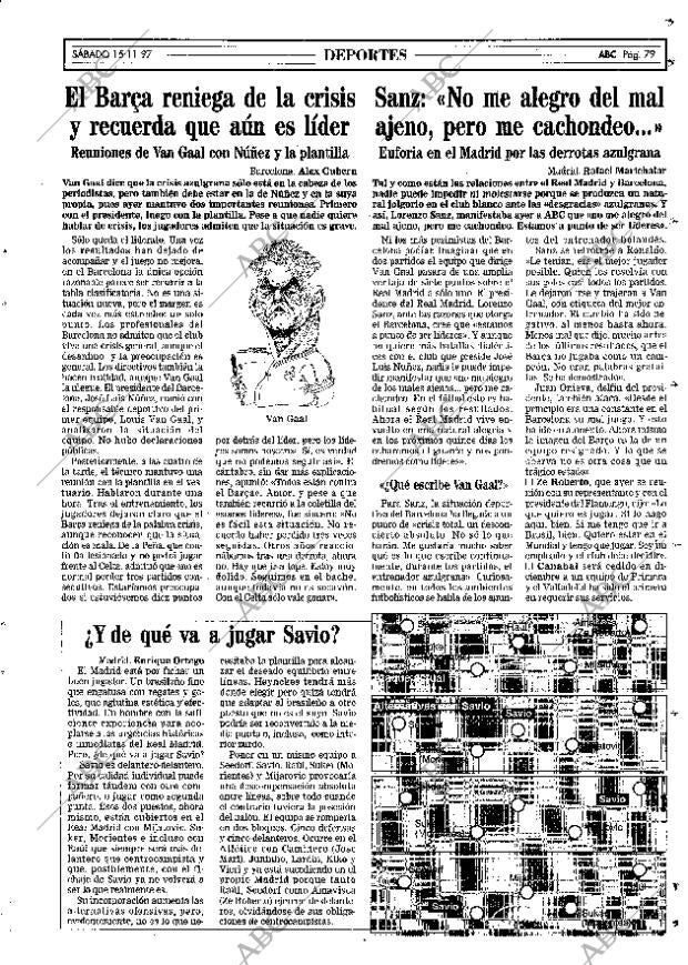 ABC MADRID 15-11-1997 página 79