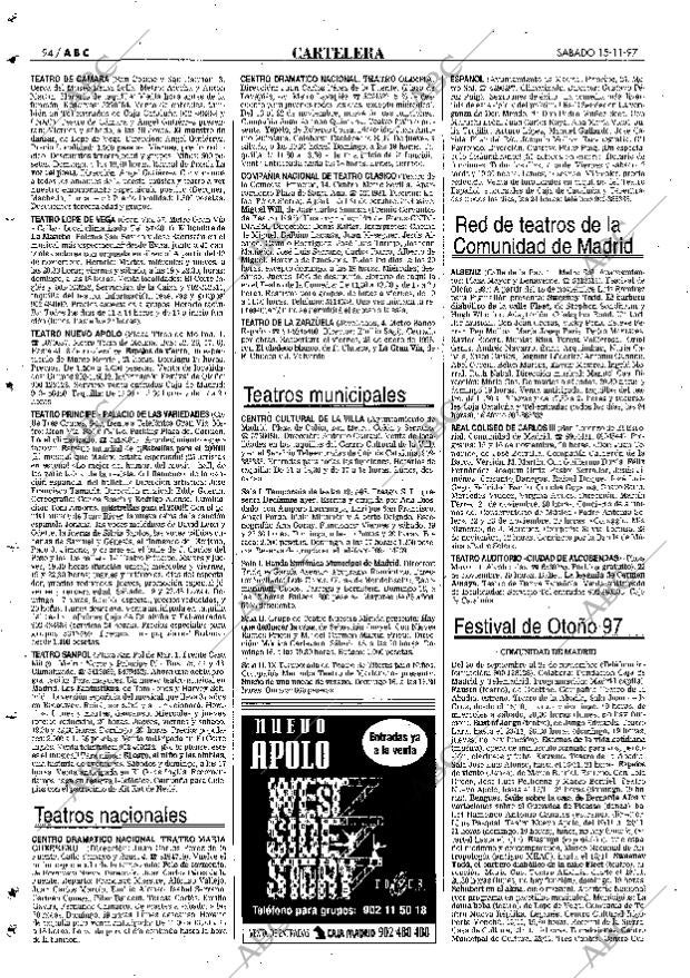 ABC MADRID 15-11-1997 página 94
