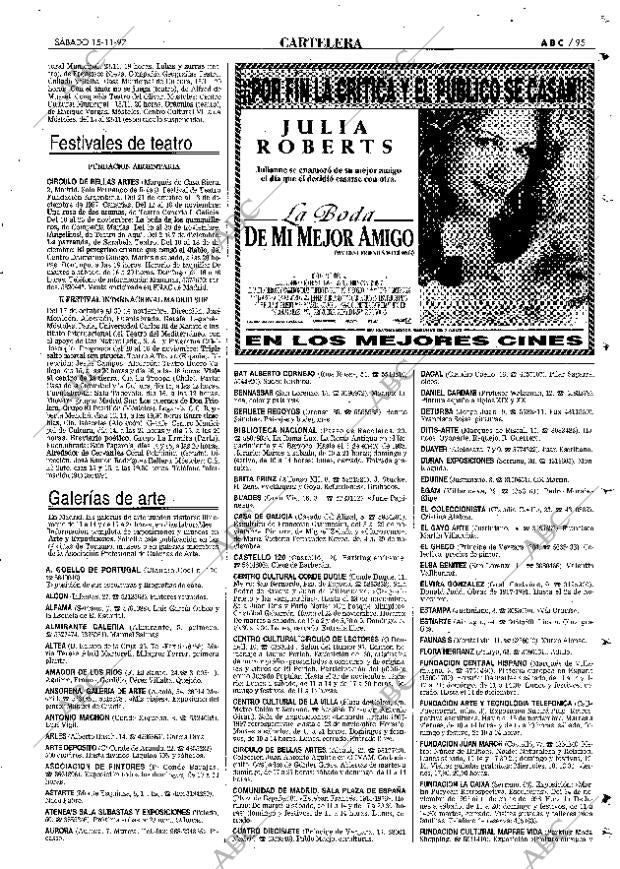 ABC MADRID 15-11-1997 página 95