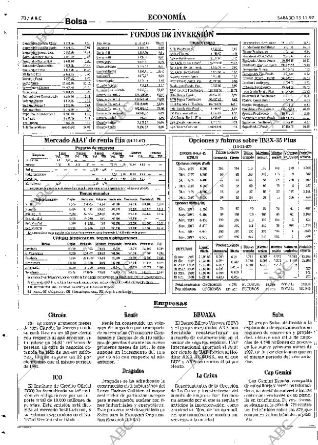 ABC SEVILLA 15-11-1997 página 70