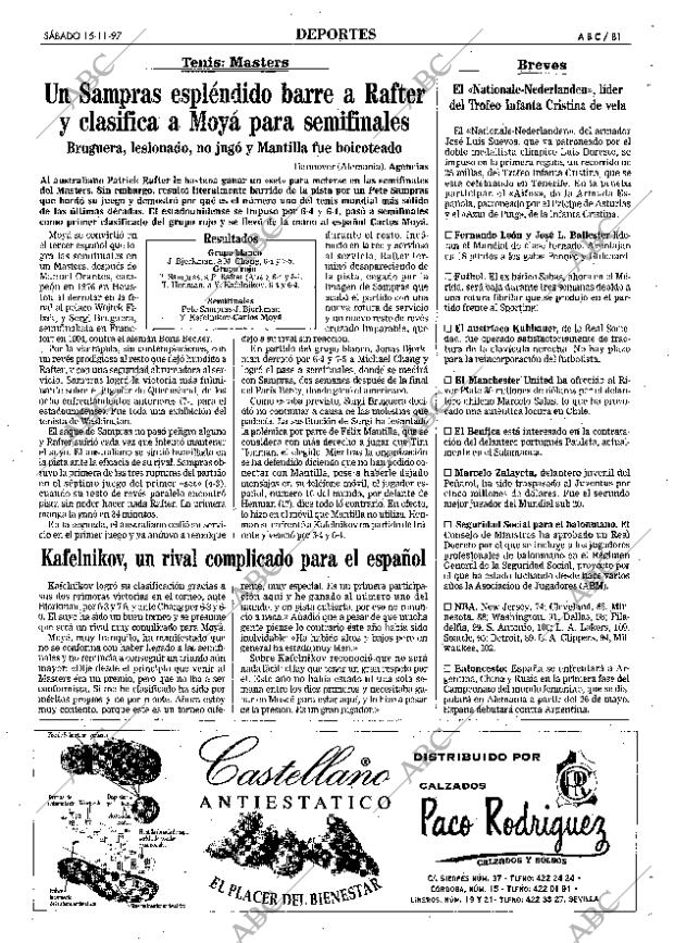ABC SEVILLA 15-11-1997 página 81