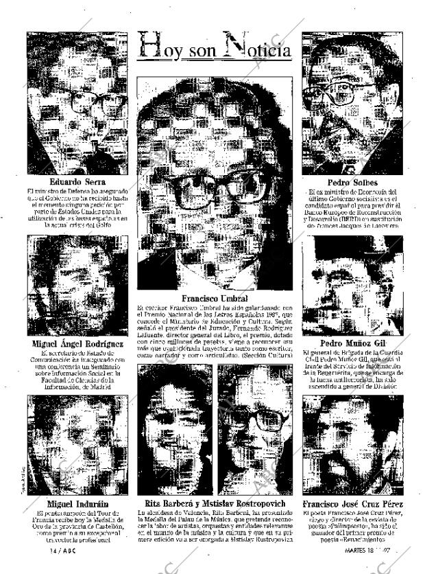 ABC MADRID 18-11-1997 página 14