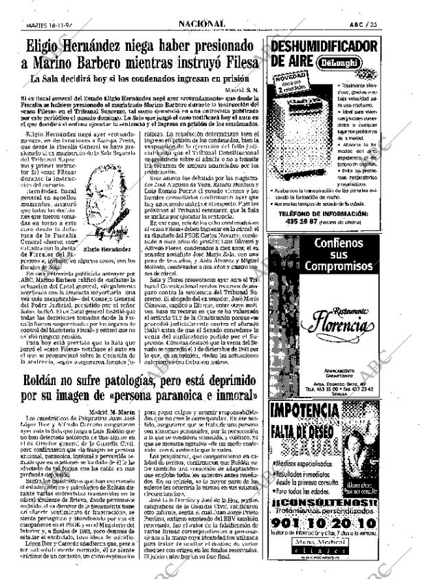 ABC SEVILLA 18-11-1997 página 25
