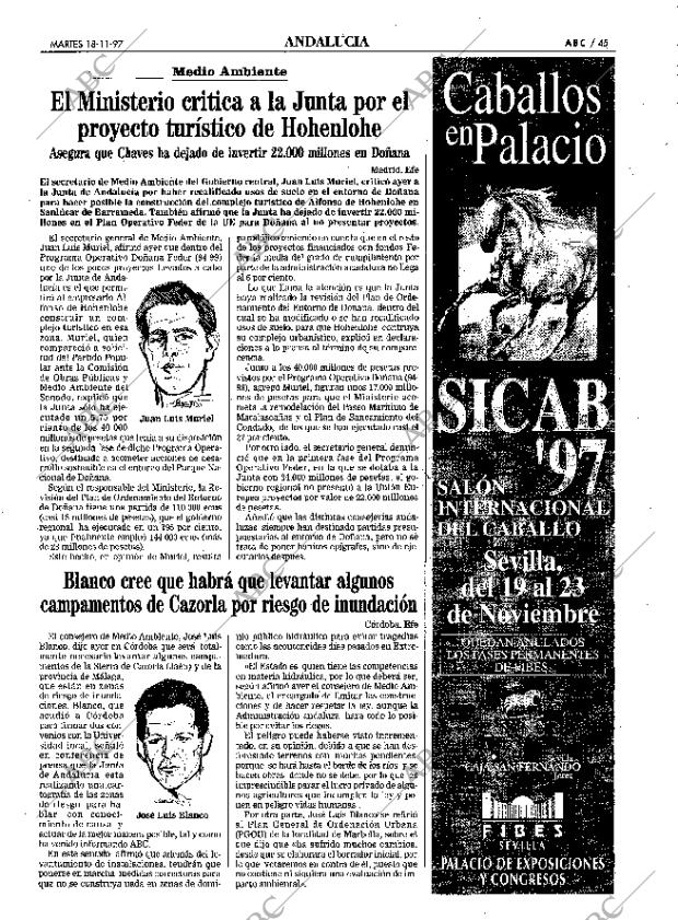 ABC SEVILLA 18-11-1997 página 45