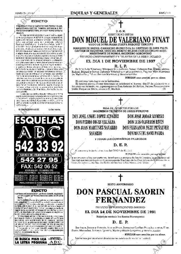 ABC MADRID 24-11-1997 página 111