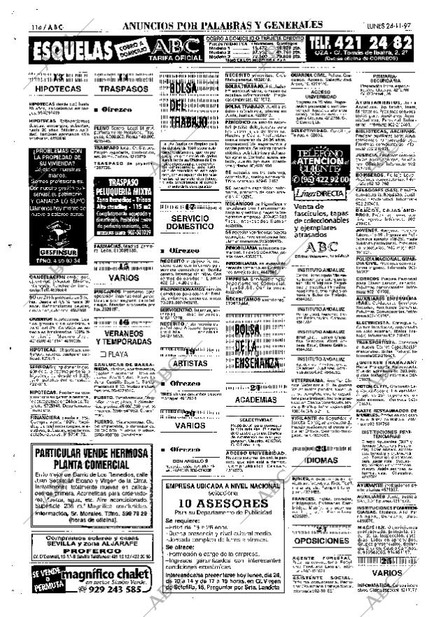 ABC SEVILLA 24-11-1997 página 114