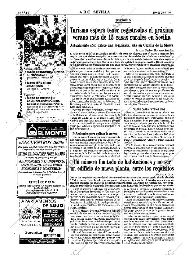 ABC SEVILLA 24-11-1997 página 54