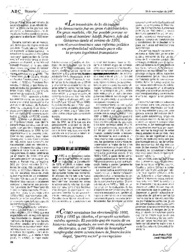 CULTURAL MADRID 28-11-1997 página 20